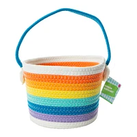 Rainbow Rope Easter Basket
