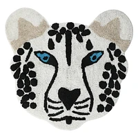 Leopard Shaped Rug 30in x 30in