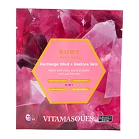 Ruby Gemstone Face Sheet Mask