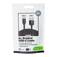 6ft USB-C Braided Cable
