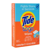 Tide® To Go® Wipes 6-Count Travel Pack