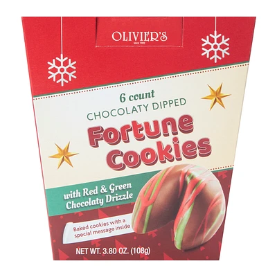 Chocolate-Dipped Fortune Cookies 6-Count