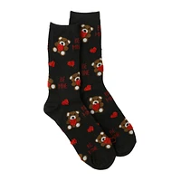 Ladies Valentine's Day Crew Socks