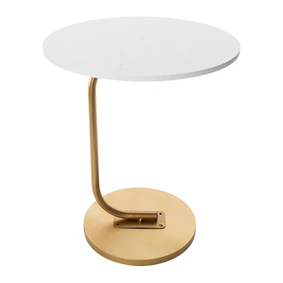 Marble Side Table - 13.38in x 13.38in