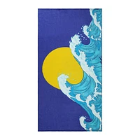 Waves Beach Towel 30in x 60in