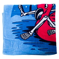 Skeleton Beach Towel 30in x 60in