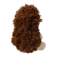 Fuzzy Sitting Animal Plush 9in