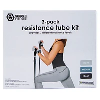 Series-8 Fitness™ Resistance Tube Kit 3-Count