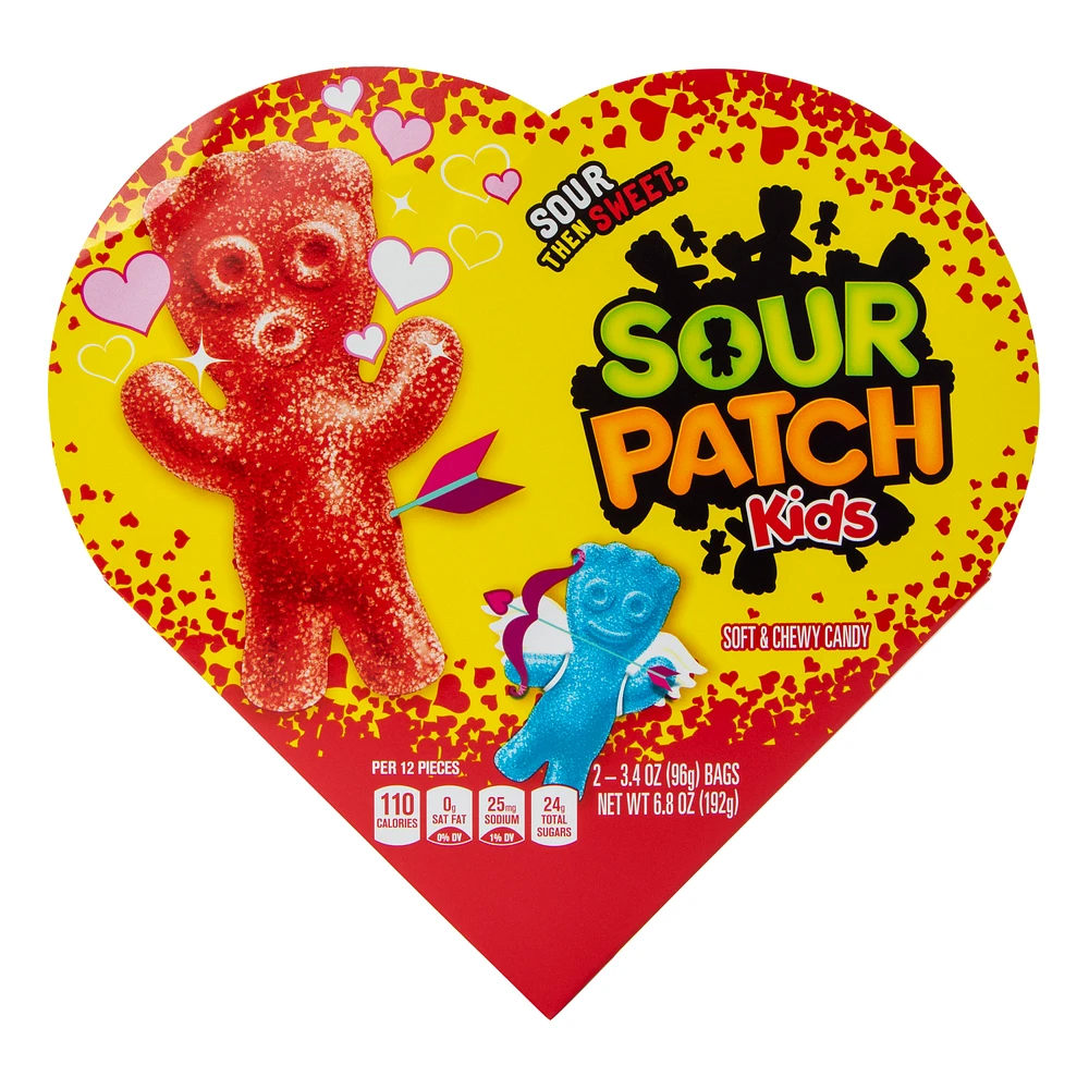 Sour Patch Kids® Valentine Heart-Shaped Candy Box 6.8oz