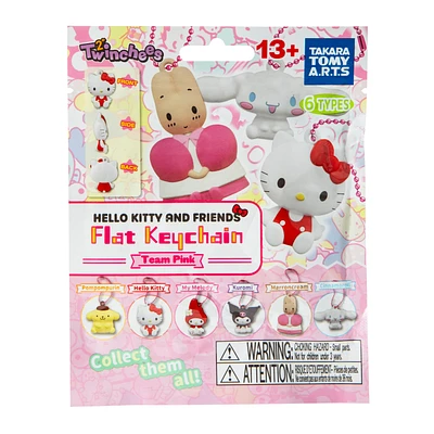 Hello Kitty And Friends® Flat Keychain Blind Bag - Team Pink