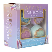 Crystal Scented Bath Bomb 4-Pack Set