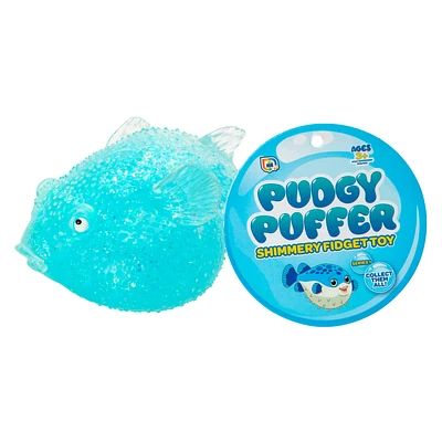 Pudgey Puffer Shimmery Fidget Toy