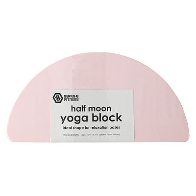 Series-8 Fitness™ Half Moon Yoga Block 11.02in x 5.51in