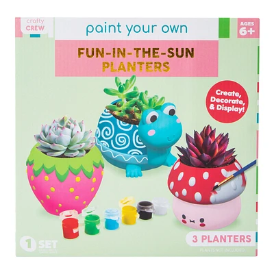 Paint Your Own Planters Kit 3-Count