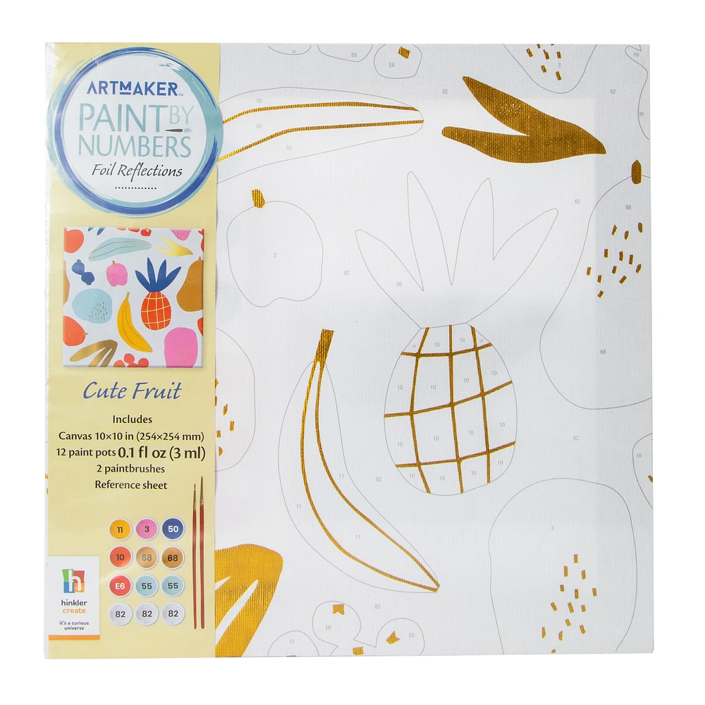 Art Maker™ Paint By Numbers Foil Reflections Kit 10in x