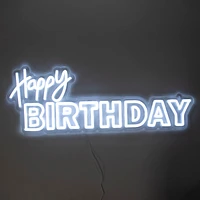 Happy Birthday Neon LED Light 24inx 8.7in