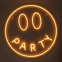 Neon LED Smile ‘Party’ Wall Light 18in