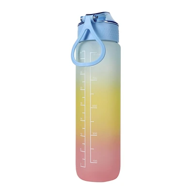 Ombre Motivational Water Tracking Bottle 32oz