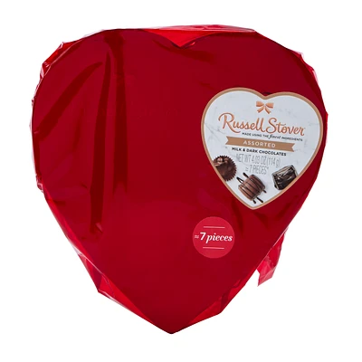 Russell Stover® Assorted Chocolates Heart-Shape Candy Box