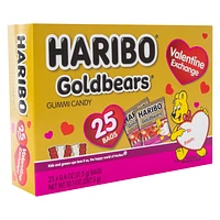 Haribo® Goldbears® Valentine Exchange Candy Bags, 25-Count