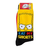 The Simpsons™ 'Eat My Shorts' Mens Crew Socks 2-Pack