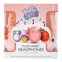 Fluffy Cuties Plush Wired Headphones