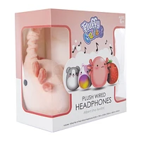 Fluffy Cuties Plush Wired Headphones