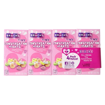 Brach's Tiny Conversation Hearts Candy 4-Pack