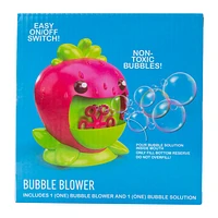 Strawberry Bubble Blower With Solution