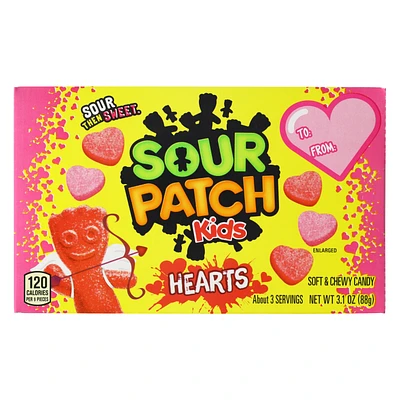 Sour Patch Kids® Hearts Movie Theater Candy Box 3.1oz
