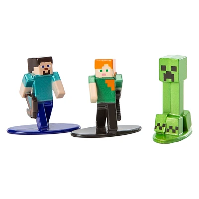 Minecraft™ Nano Metalfigs® Figures 3-Pack