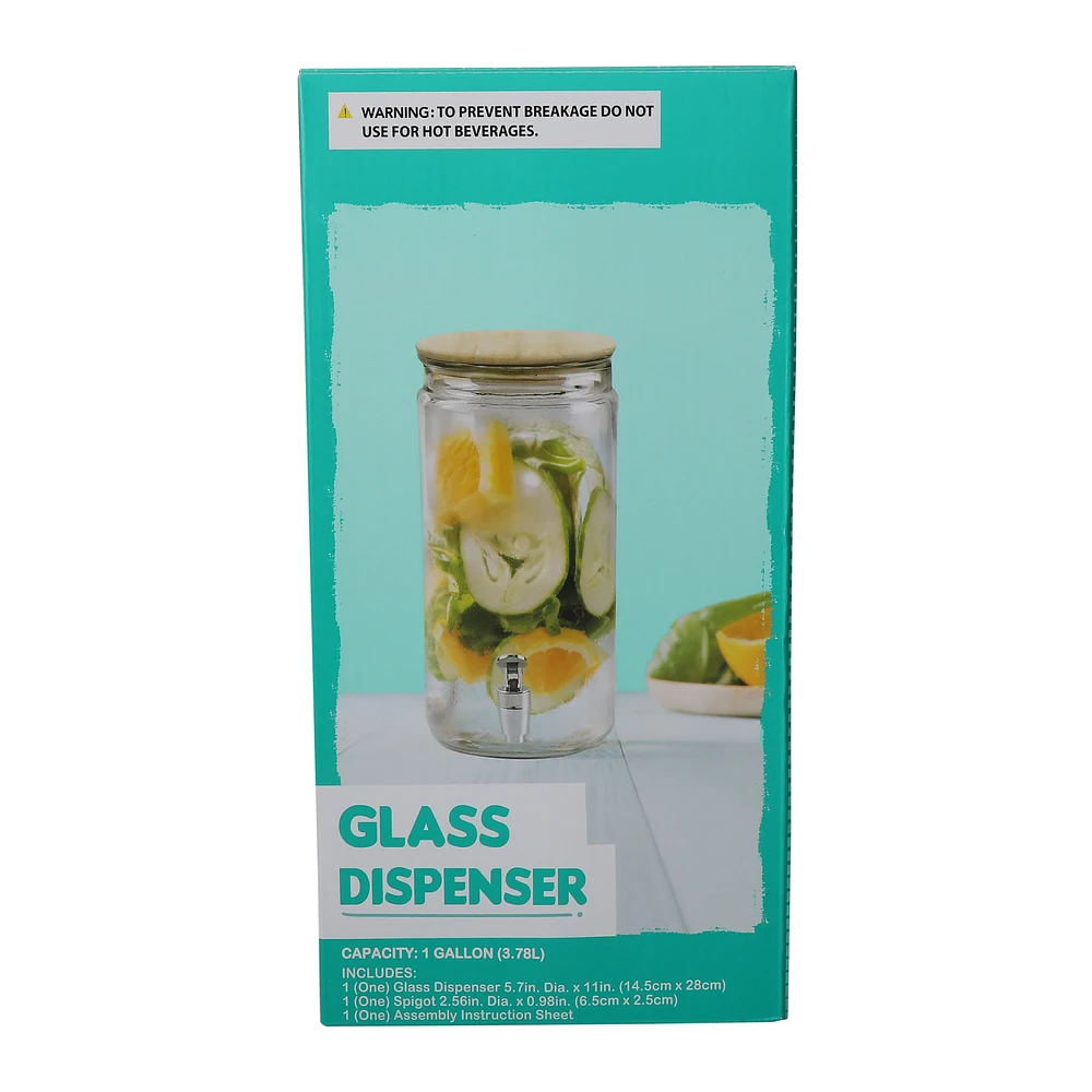 Glass Dispenser 1 Gallon