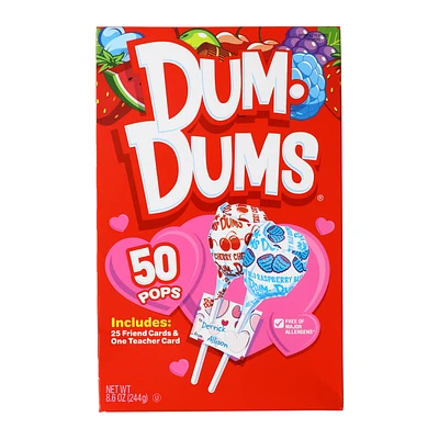 Dum-Dums® Valentine Pops & Cards 25-Count