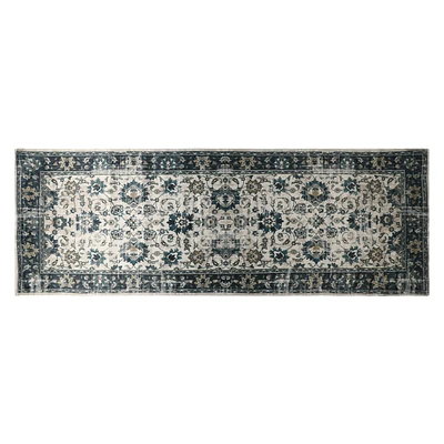 Traditional Runner Machine Washable Rug 24in x 72in