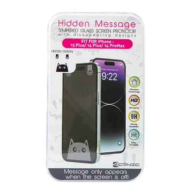 Hidden Message Screen Protector For iPhone 15 Plus®/14 Plus®