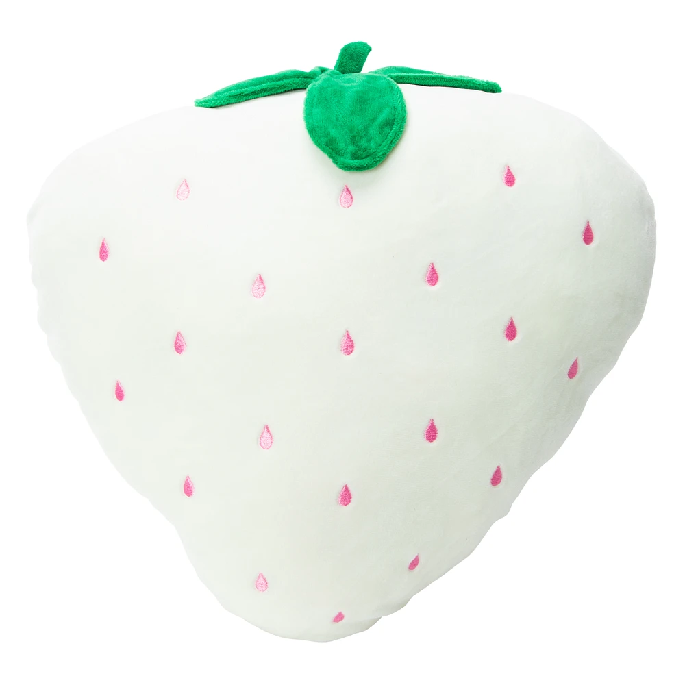 Strawberry Plush Pillow 14in x 14in