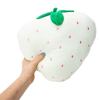 Strawberry Plush Pillow 14in x 14in