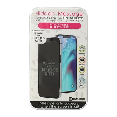 Hidden Message Screen Protector For iPhone 12 Pro®/12®/11®/XR®