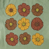 Juniors Daisy Happy Face Graphic Tee