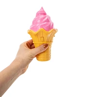 Light Up Ice Cream Bubble Blower With Strap