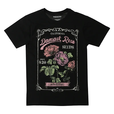 'Damask Rose' Graphic Tee