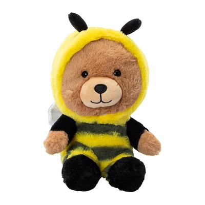 Hooded Bear Stuffed Animal 9in