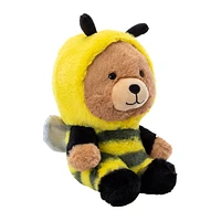 Hooded Bear Stuffed Animal 9in