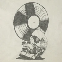 Record Skull Graphic Tee
