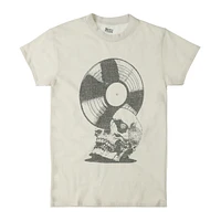 Record Skull Graphic Tee