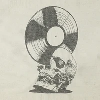 Record Skull Graphic Tee