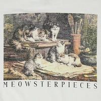 'Meowsterpieces' Graphic Tee