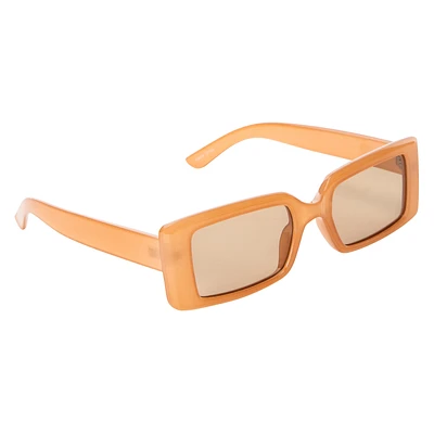 Ladies Milky Rectangle Sunglasses