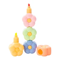 Stackable Flower Highlighters 4-Count