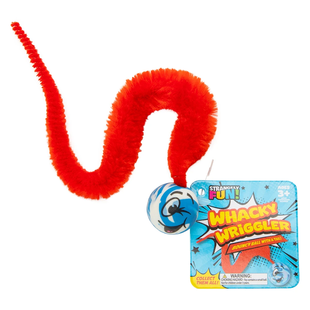 Whacky Wriggler Bouncy Ball With A Tail